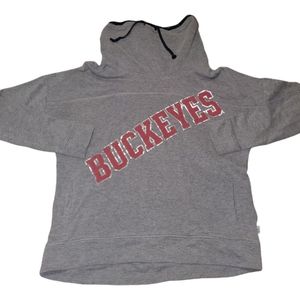 Womens PINK by Victorias Secret Ohio State Funnel Neck Sweatshirt / Size M / Sca